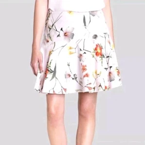 NWT Ted Baker GINENE - Botanical Bloom skirt Size 1 (US 4) RT $225 - Picture 1 of 2