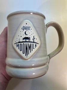 Summer Moon Milk Coffee Mug 3D Logo, Deneen Pottery Hand Thrown USA 2013 - Picture 1 of 5