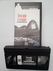 FILM VHS Nem tudo è verdade il grande cinema di O.Welles sottotitoli in Italiano - Picture 1 of 1