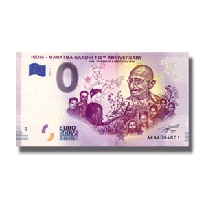 Euro Souvenir India AEAA 2020-12 Gandhi 150 aniversario - Imagen 1 de 1