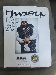 Twista signed autographed press photo 2010 US Forces-Iraq Concert - Picture 1 of 6