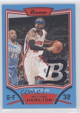 2008-09 Bowman Draft Picks & Stars Relics Blue /50 Richard Hamilton #BRRH