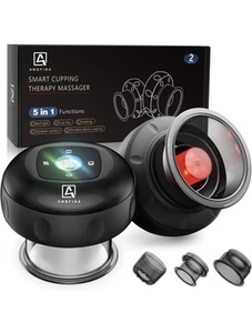 2 Electric Cupping Therapy Set, 5-in-1 Smart Cupping kit with Red Light Therapy, - Picture 1 of 6