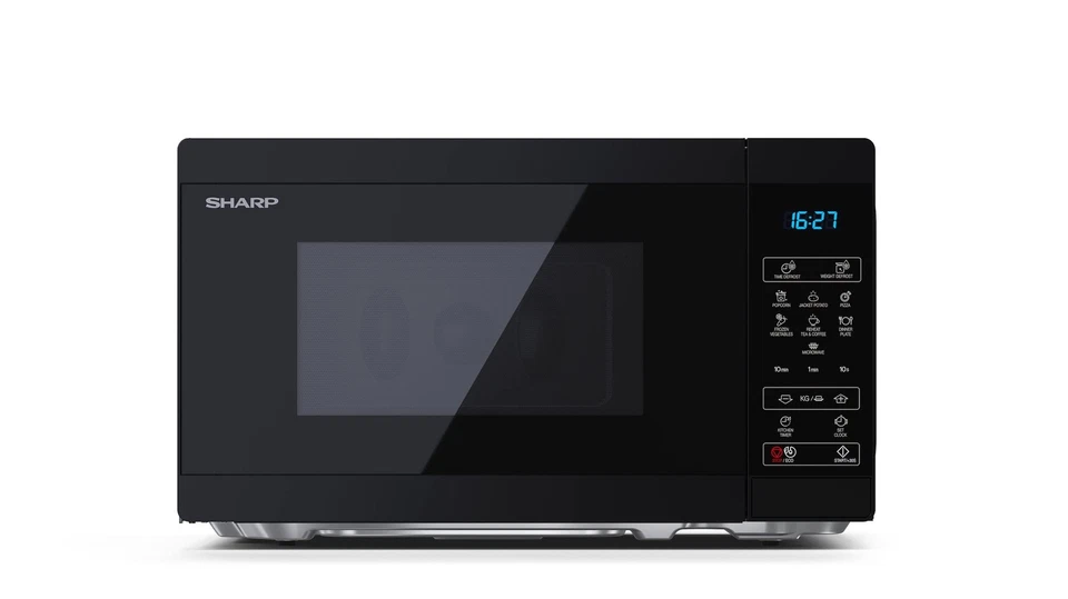 Sharp MS02E Solo-Mikrowelle 800 Watt 11 Leistungsstufen Microwave 20 Liter - Bild 1 von 4
