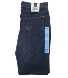 Member's Mark Straight Fit Premium Stretch Denim Men's Jeans 32x32 Dark Wash - Picture 1 of 11