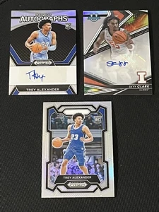 2024 Prizm Draft RC Auto Trey Alexander 2022-23 Bowman's Best U SKYY CLARK Auto - Picture 1 of 2