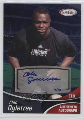 2013 SAGE Foil Auto /10 Alec Ogletree #SPA38 Rookie Auto RC - Image 1 of 2