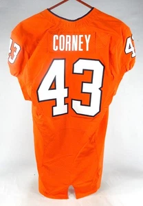 Camiseta deportiva naranja usada de Virginia Cavaliers Trent Corney #43 2012 40 086 - Imagen 1 de 7