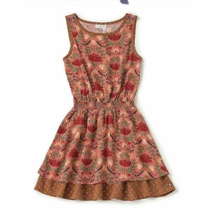 NWT Matilda Jane Girls Picking Flower Dress Smocked Multicolor Size 12 - Picture 1 of 10
