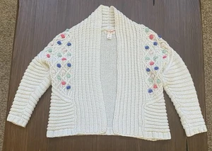 Girls Pom Pom Cardigan Cat & Jack Size 4T - Picture 1 of 6