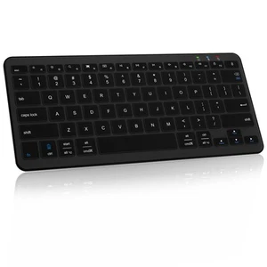 Bluetooth Keyboard, Ultra-Slim Wireless Keyboard for iPad, Rechargeable Ergon... - Picture 1 of 7