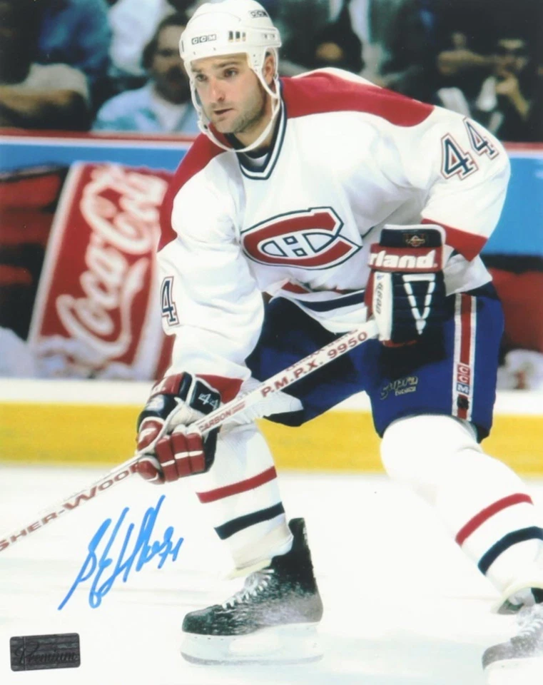 Foto de hockey firmada autografiada por Stephen Richer 8 x 10 Montreal Canadiens certificado de autenticidad Foto 1 de 1