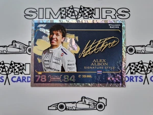 2024 Topps Turbo Attax F1 Formula 1 Alex Albon Signature Style Refractor #69 - Imagen 1 de 2