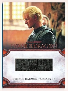 House of the Dragon Season 1 Prince Daemon Targaryen Relic Cards #RC50 - Picture 1 of 2