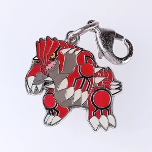 Groudon Pokemon Center Metallanhänger Japanisch Nintendo aus Japan F/S - Bild 1 von 6