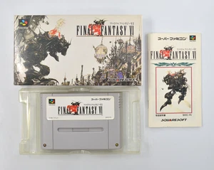 Complete Japanese Final Fantasy VI 6 Nintendo Super Famicom SNES SFC NTSC-J - Picture 1 of 12