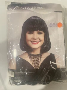 halloween wig for women Black long bob style Costume Halloween store "Joan" - Picture 1 of 1