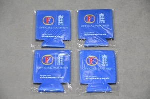 4x Fosters Neoprene Can Bottle Holder Drink Beer Insulator Cooler Sleeve New - Picture 1 of 10