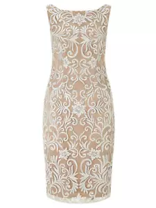 ADRIANNA PAPELL OCCASION EMBELISHED SHEATH DRESS SIZE 12 - Picture 1 of 3