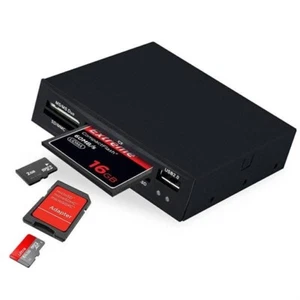 Card reader lettore multiplo di schede 3.5" interno CF MS MS pro micro sd XD usb - Foto 1 di 1