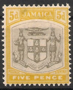 Brazos Jamaica 1905 5d finos como nuevos con bisagras - Imagen 1 de 1