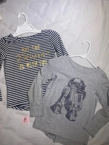 Girls Gymboree Star Wars Shirt lot Size 8 - Picture 1 of 3