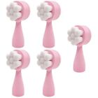 5 Pack Pink Double Sided Facial Cleansing Brush Miss