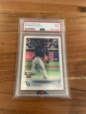 Wander Franco 2022 Topps On Demand MLB 3D Rookie RC PSA 9 Mint Limited PR / Rays - Image 1 of 2