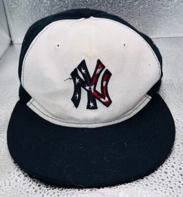 New York Yankees New Era 59Fifty USA American Flag Cool Base 7-3/8” Cap Hat #FG - Image 1 of 4