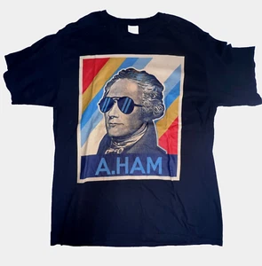 Alexander Hamilton T Shirt Black Size L - Picture 1 of 5