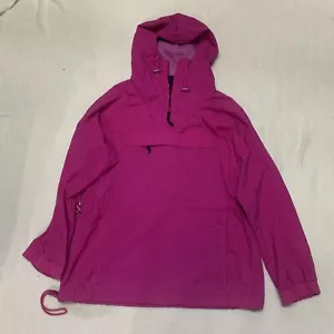 Chaqueta de Lluvia Para Mujer De Colección EDDIE BAUER Exterior Rosa Brillante Pullover Anorak M - Imagen 1 de 15