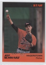 1989 Star Hagerstown Suns Jeff Schwarz #16