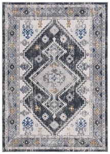 8x10 Transitional Charcoal Gray Polyester Area Rug **FREE SHIPPING** - Picture 1 of 8