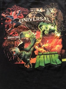 Universal Studios Souvenir Shirt SpiderMan Mummy Hulk Jurassic Park sz s v2173 - Picture 1 of 5