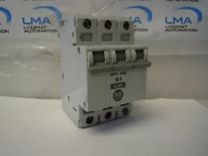 AB ALLEN BRADLEY 1492-CB3 H300 CIRCUIT BREAKER 30A 3-POLE 480VAC Ser. B - Picture 1 of 5