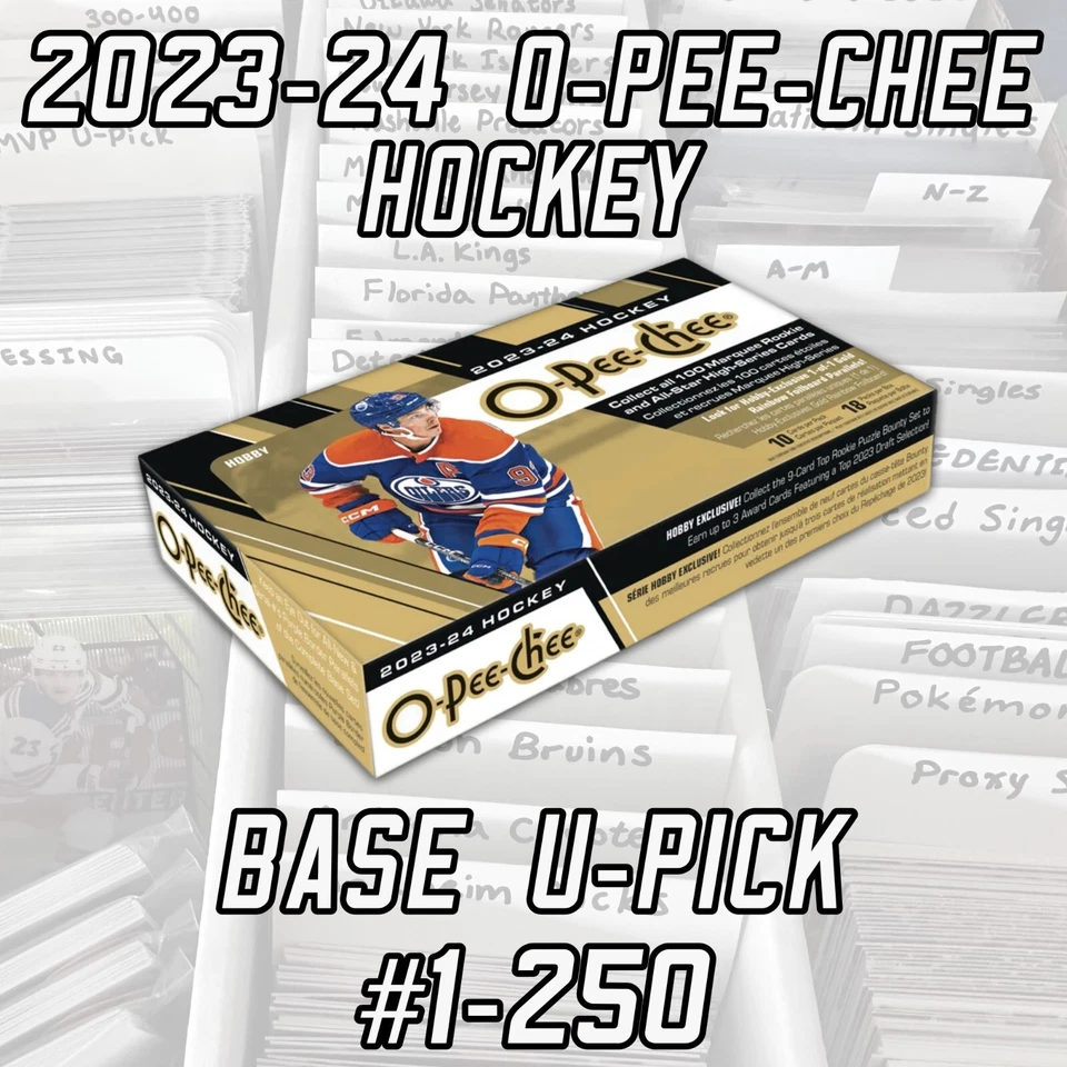 2023-24 O-Pee-Chee Hockey BASE U-PICK 1-250 - Image 1 of 1
