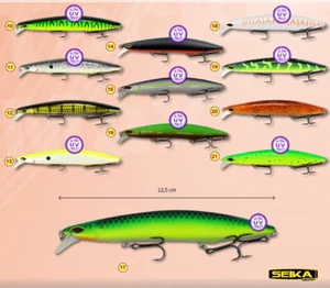 FTM Wobbler Nightveit JUNIOR 19g 12,5cm FishingTackleMax - Zander - 22 Farben - Bild 1 von 25