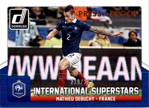 2015 Donruss International Superstars Press Proof Bronze #29 Mathieu Debuchy/299