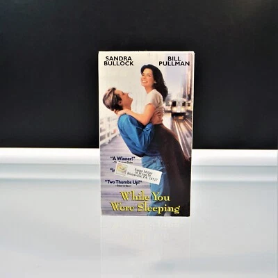 While You Were Sleeping VHS Tape 1995 Movie Sandra Bullock Bill Pullman - Image 1 of 4