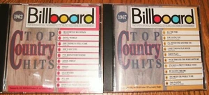 2 CDs BILLBOARD TOP COUNTRY HITS: 1962 & 1967 - Like New - Picture 1 of 2