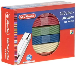 8767709 Heftstreifen 34 x 150 mm RC-Karton farbig sortiert - Afbeelding 1 van 2