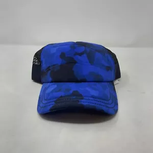 Cappello da addestramento camionista Lululemon What's Up blu stampa mimetica regolabile snapback - Foto 1 di 15