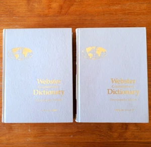 Webster Comprehensive Dictionary: Encyclopedic Edition - Vintage 1984 Hardcover - Picture 1 of 15