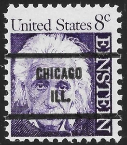Scott #1285 Untagged MINT NEVER HINGED Single Precanceled "CHICAGO ILL." - Picture 1 of 1