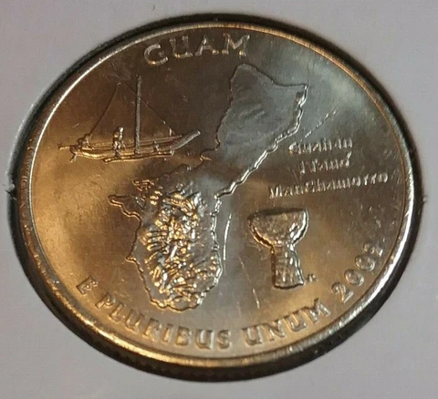 2009 Guam P Territory Quarter - BU - Uncirculated Cover