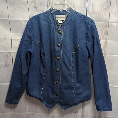 Vintage 80's Denim Western Jacket by Stonebridge Size Large (10).         (PT14) - Image 1 of 4