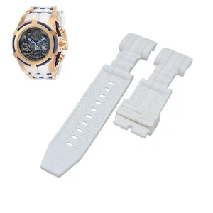 Bolt 22236 26mm White Rubber Watch Strap For Invicta - Picture 1 of 7