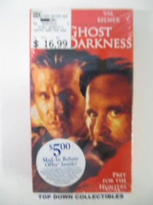 The Ghost And The Darkness    Michael Douglas,  Val Kilmer   VHS Movie   New Foto 1 de 2