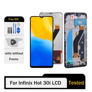 For Infinix Hot 30i LCD Display Touch Screen Digitizer Assembly Raplacement - Zdjęcie 1 z 11