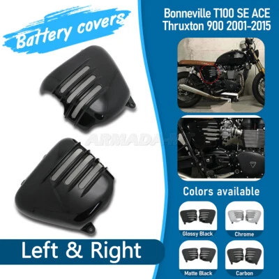 For Triumph BONNEVILLE T100 SE Thruxton 900 Scrambler Side Fairing Battery Cover - Image 1 of 4
